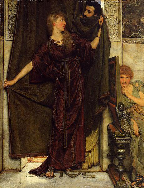 Sir Lawrence Alma-Tadema,OM.RA,RWS Not at Home Sir Lawrence Alma-Tadema - 1879 Walters Art Museum